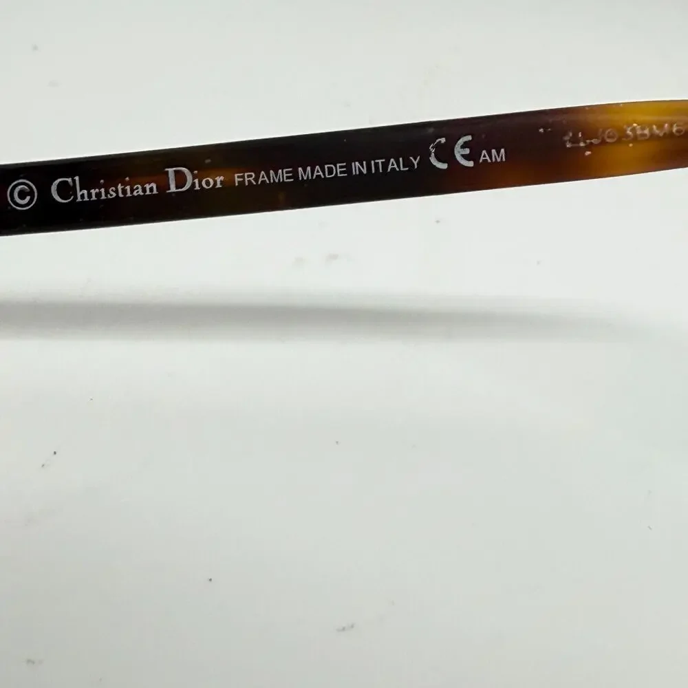 Christian Dior CD3200 Eyeglasses Tortoise‎ Gold Q0A 140 Authentic 52mm H17914